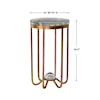 Uttermost Accent Furniture - Occasional Tables Allura Gold Accent Table