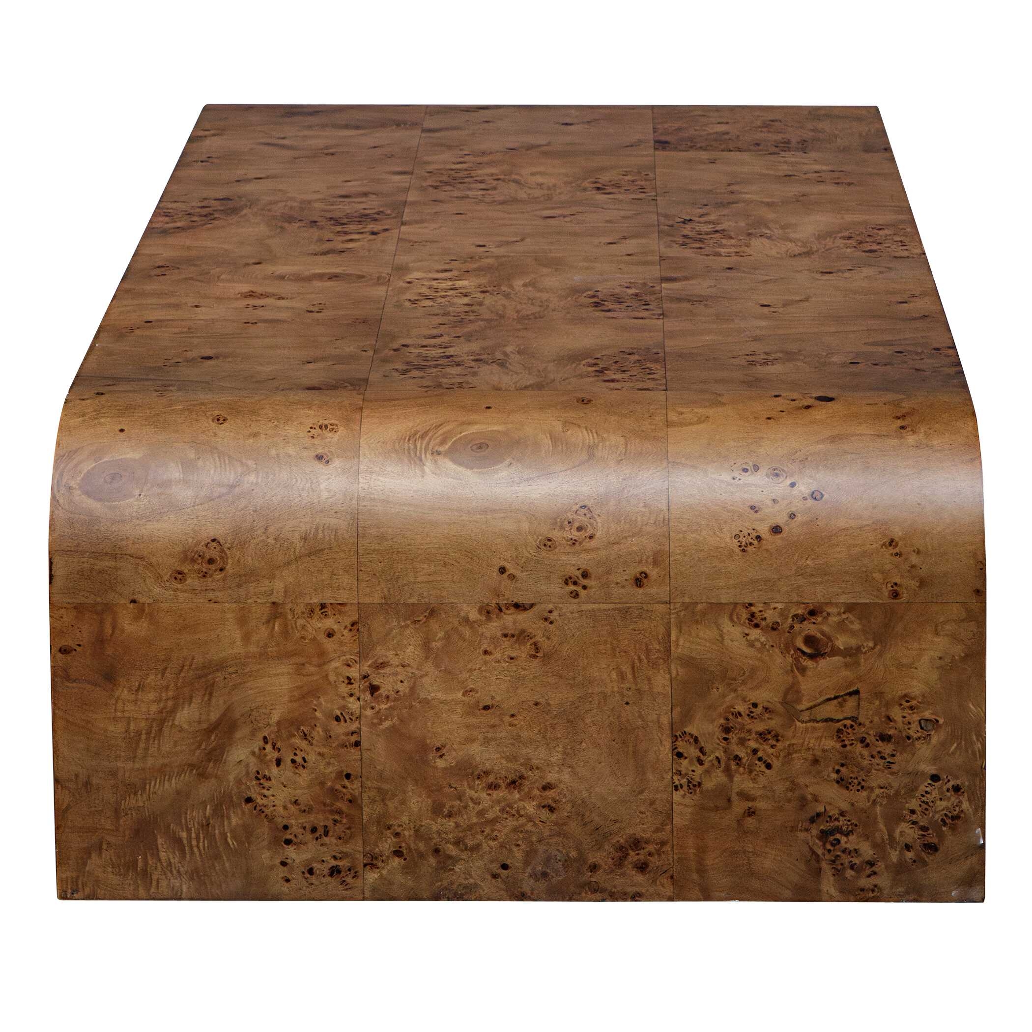 Carraway Burl Wood Coffee Table
