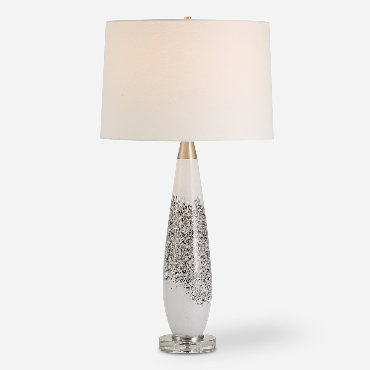 Uttermost Quinn Quinn White & Silver Table Lamp