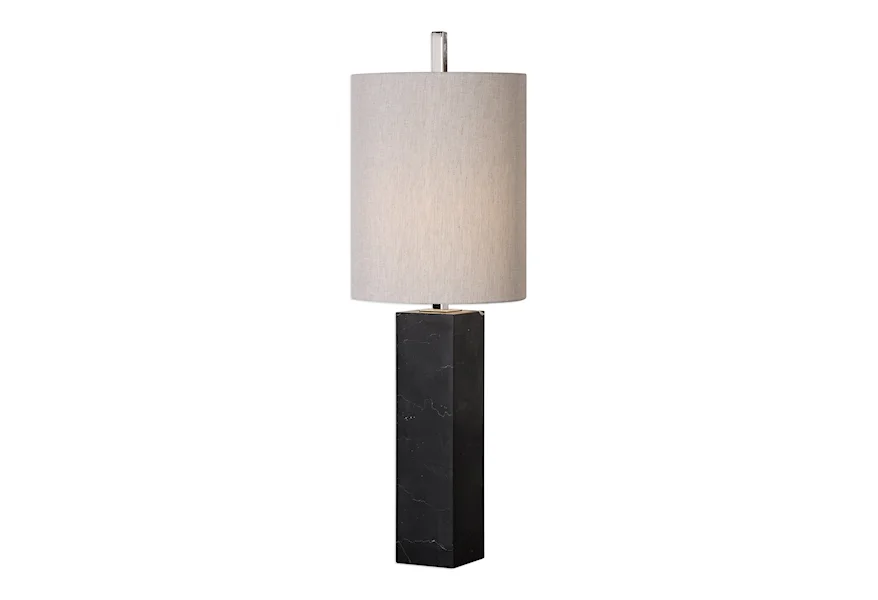Buffet Lamps Delaney Marble Column Accent Lamp by Uttermost at Janeen's Furniture Gallery