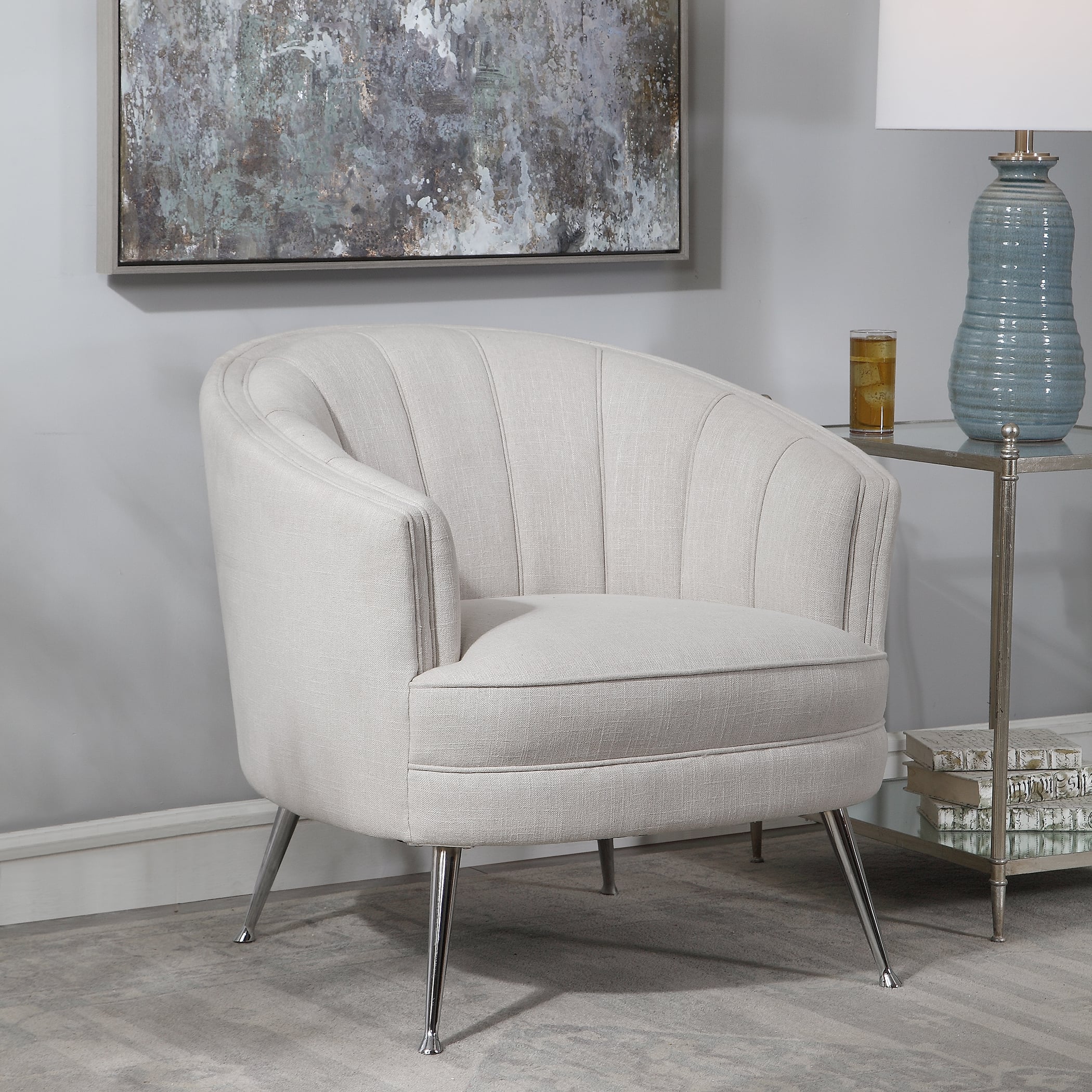Uttermost Accent Furniture - Accent Chairs Janie Mid-Century Accent Chair
