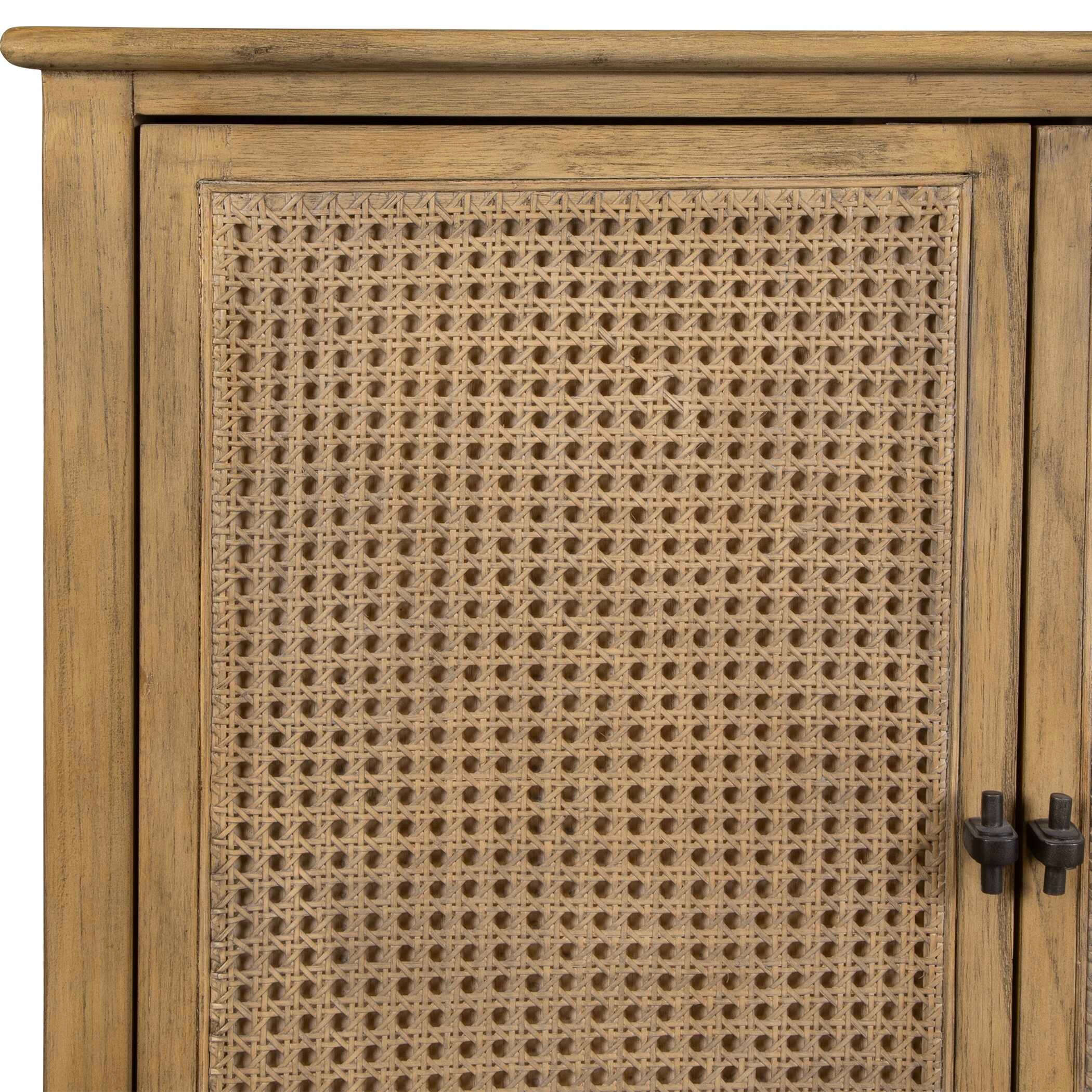 Uttermost Coast Coast 2 Door Rattan Cabinet