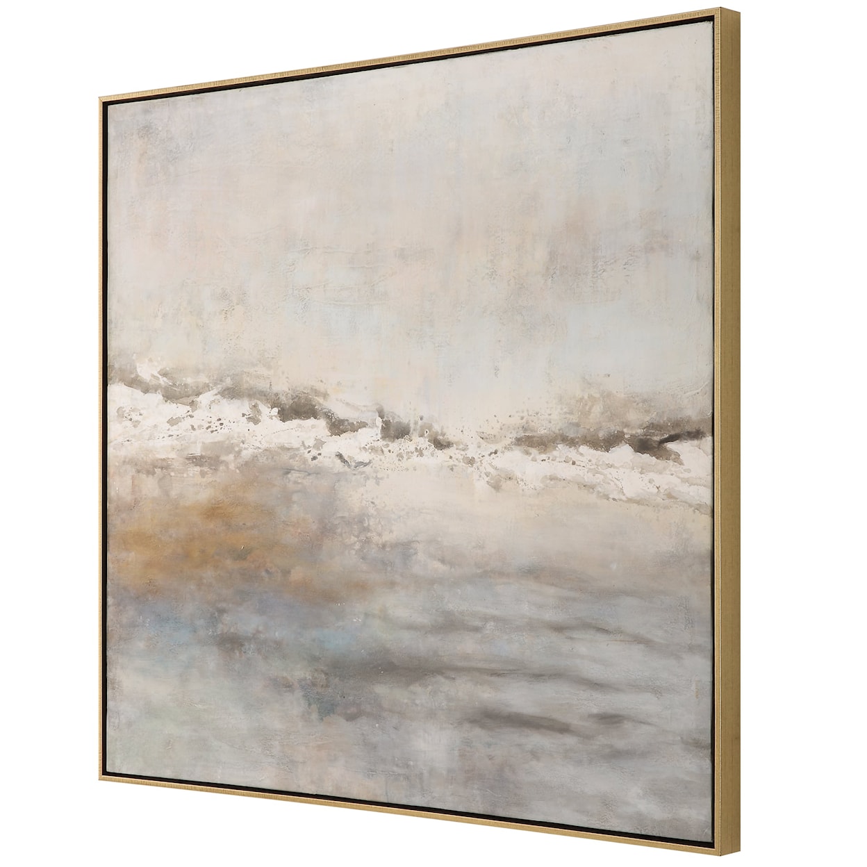 Uttermost Storm Clouds Abstract Hand Painted Canvas Art