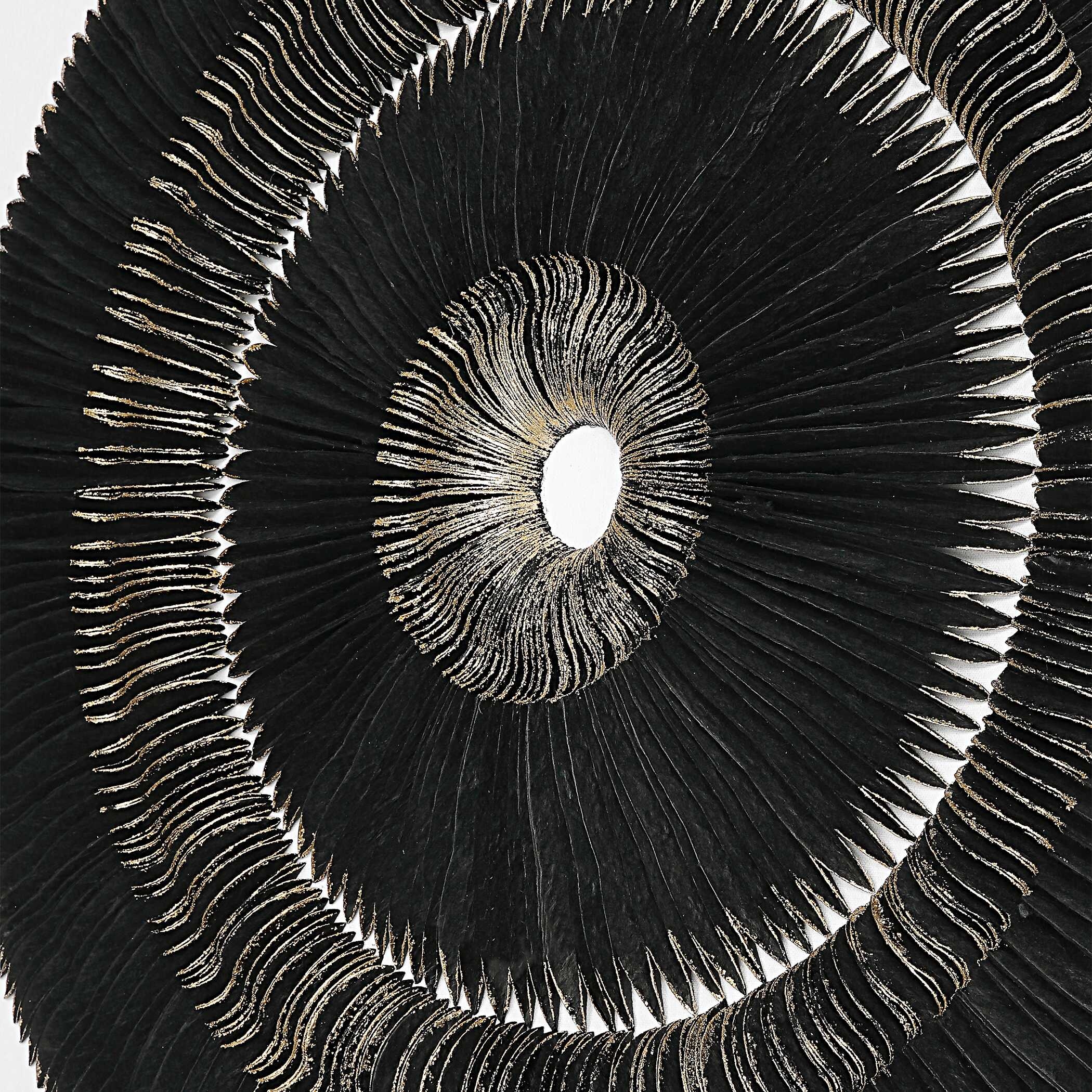 Uttermost Sandara Sandara Black And Gold Shadow Box