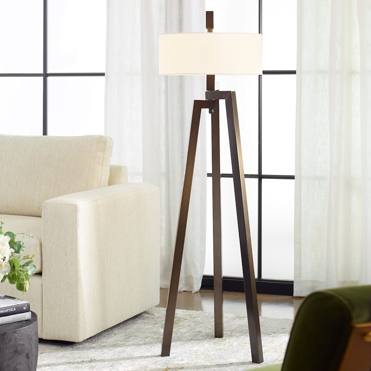 Uttermost Floor Lamps Mondovi Modern Floor Lamp