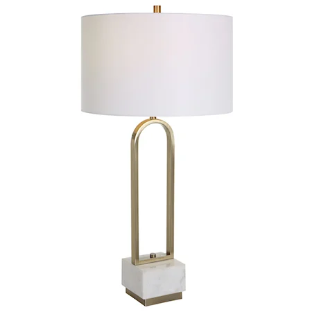 Passage Brass Arch Table Lamp