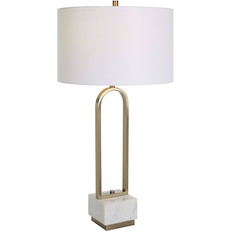 Passage Brass Arch Table Lamp