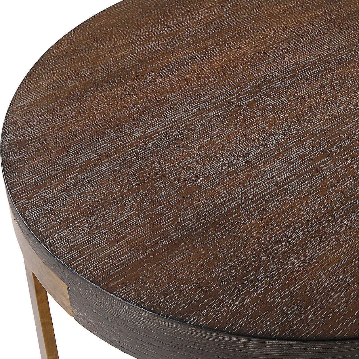 Uttermost Palisade Palisade Round Wood Side Table