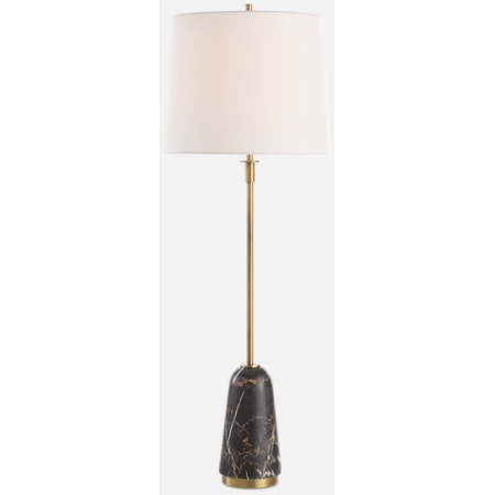 Jenson Black Marble Buffet Lamp
