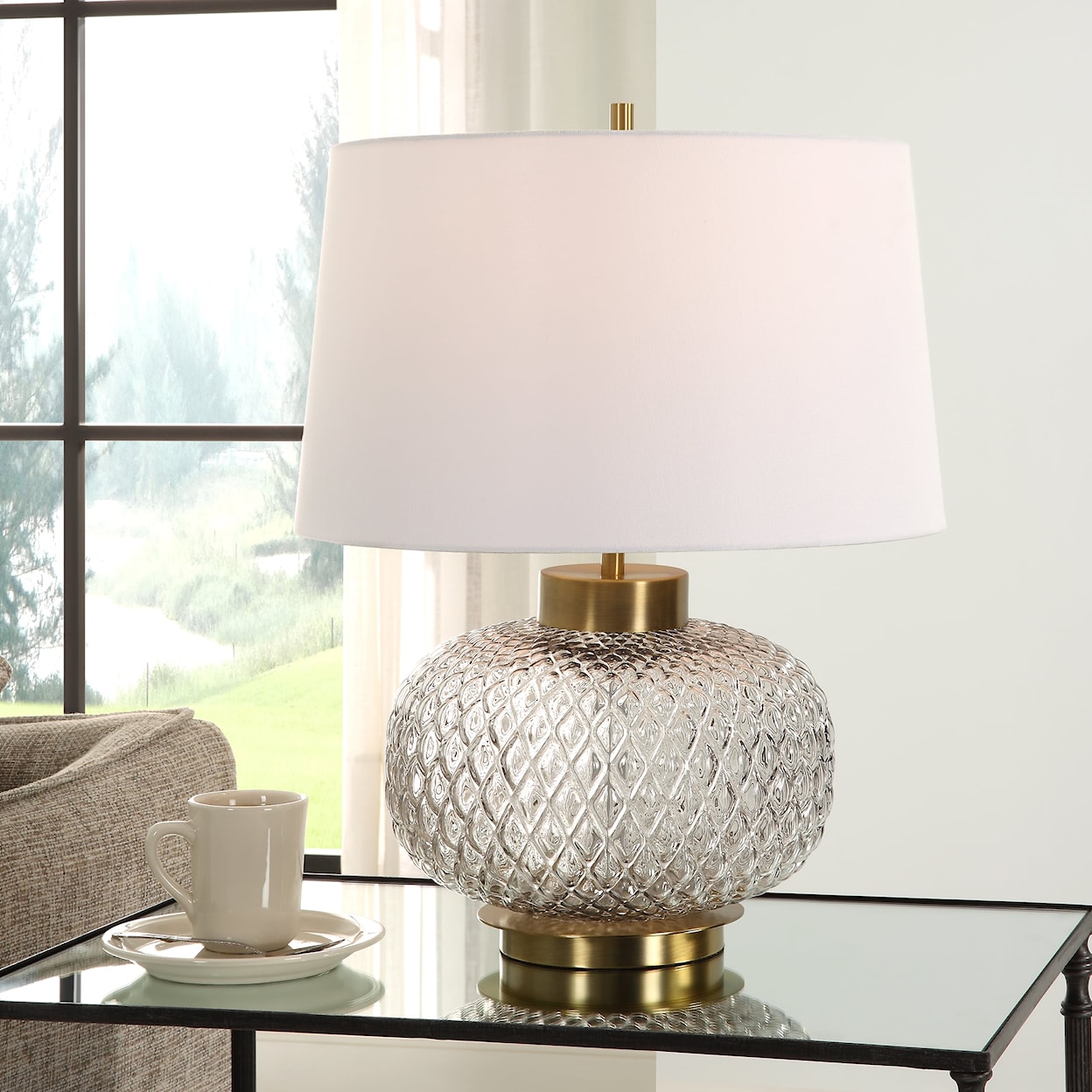 Uttermost Estelle Estelle Glass Table Lamp