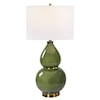 Uttermost Gourd Gourd Green Table Lamp