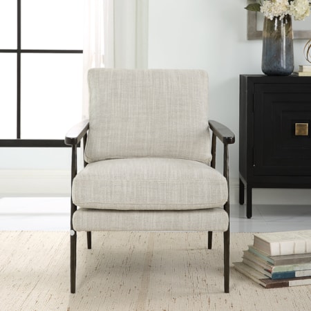 Sebastian Cast Iron Accent Chair