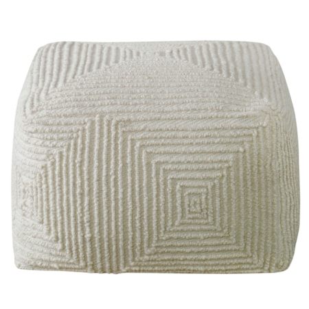 Sovanna Geometric Pouf