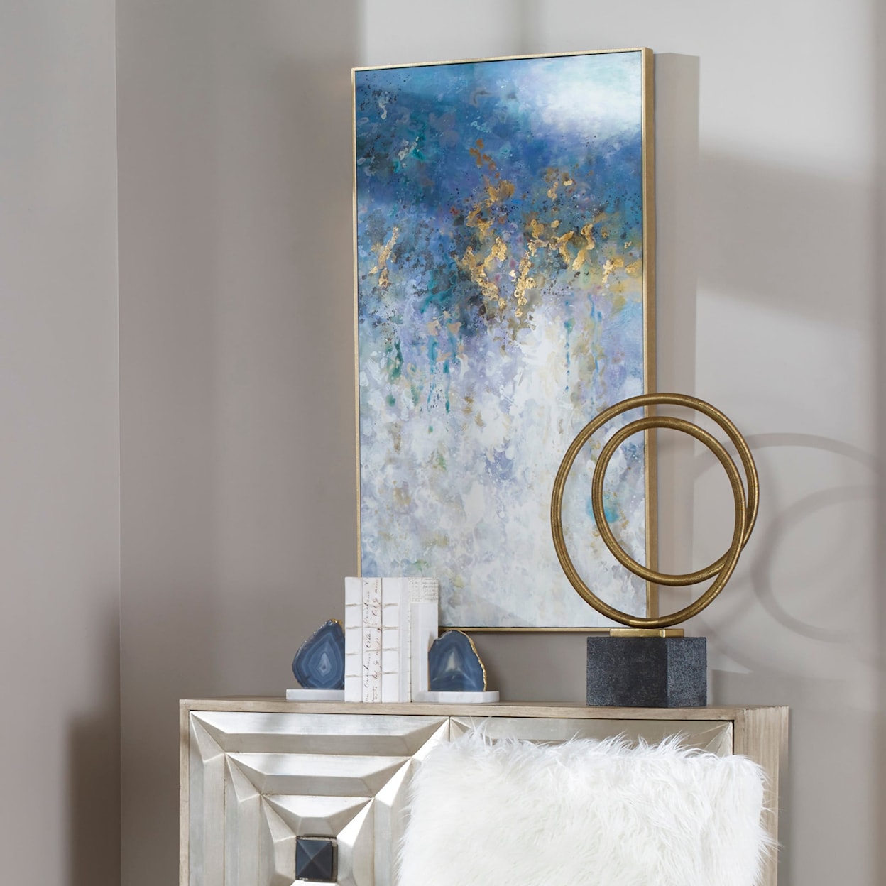 Uttermost Art Floating Abstract Art