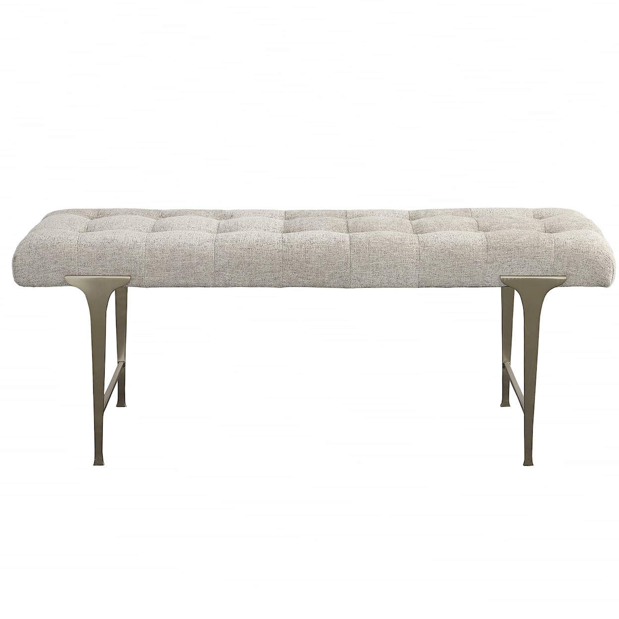 Uttermost Imperial Imperial Upholstered Gray Bench