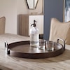 Uttermost Accessories Reine Round Wooden Tray