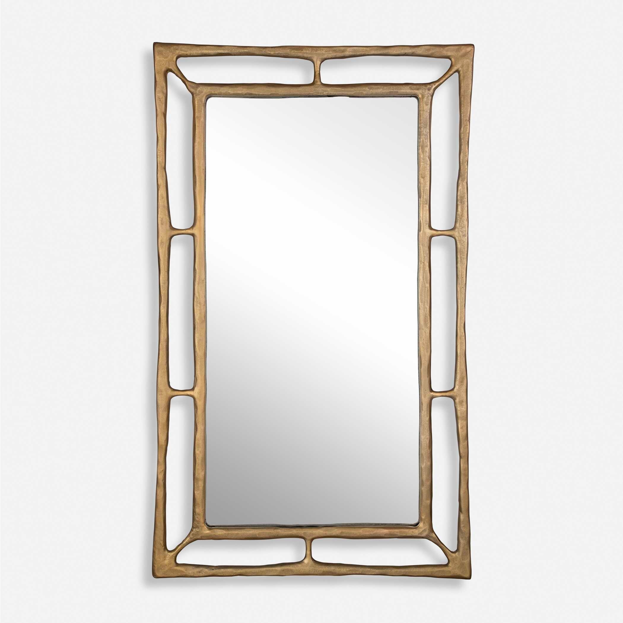 Uttermost Felix Felix Brass Rectangle Mirror
