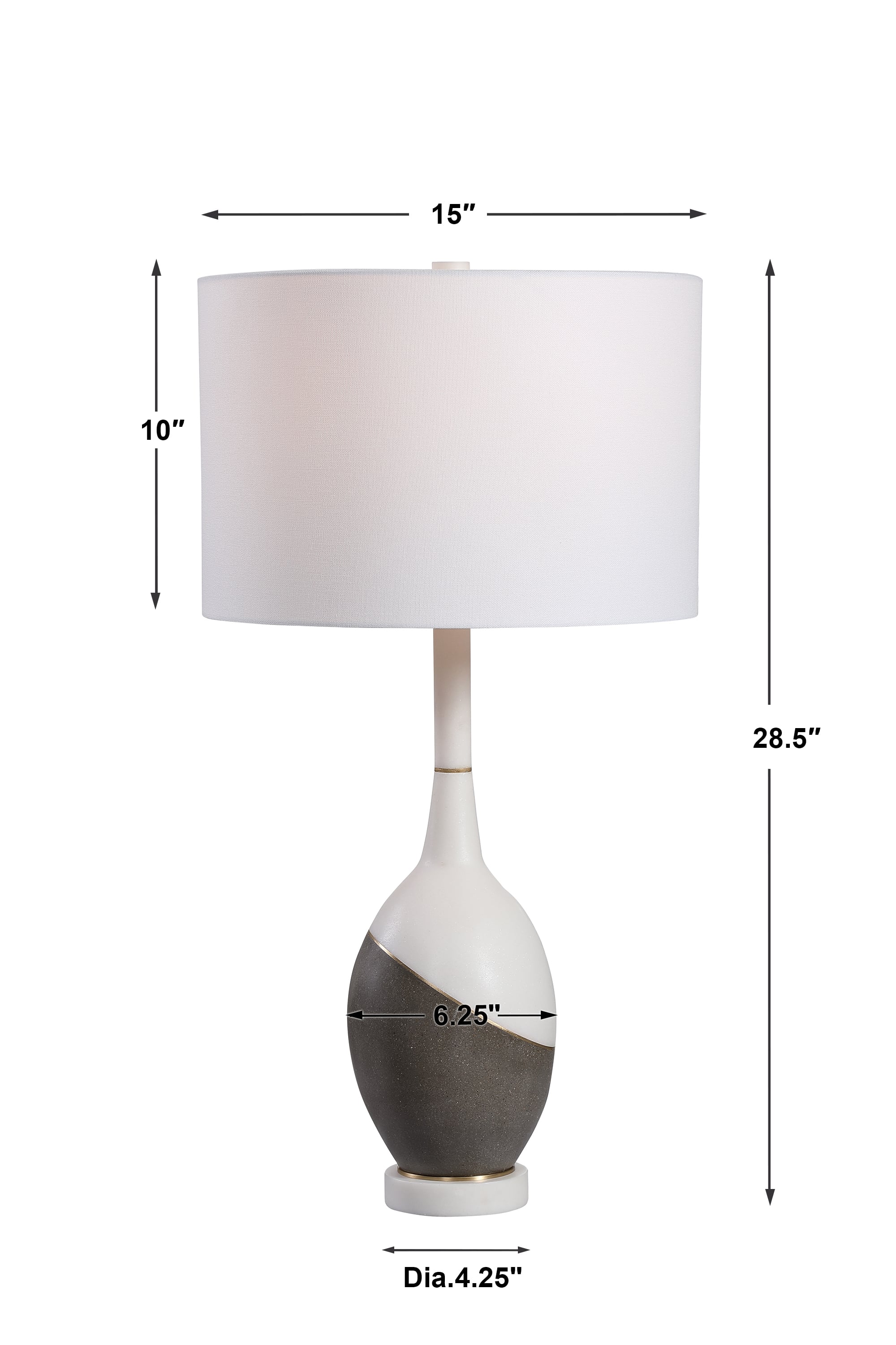 Uttermost Table Lamps Tanali Modern Table Lamp