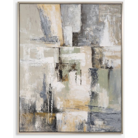 Intuition Hand Painted Abstract Art