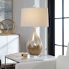 Uttermost Table Lamps Flavian Glazed Ceramic Lamp