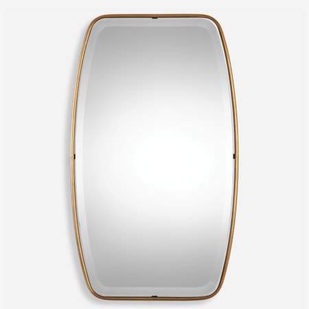 Canillo Antiqued Gold Mirror