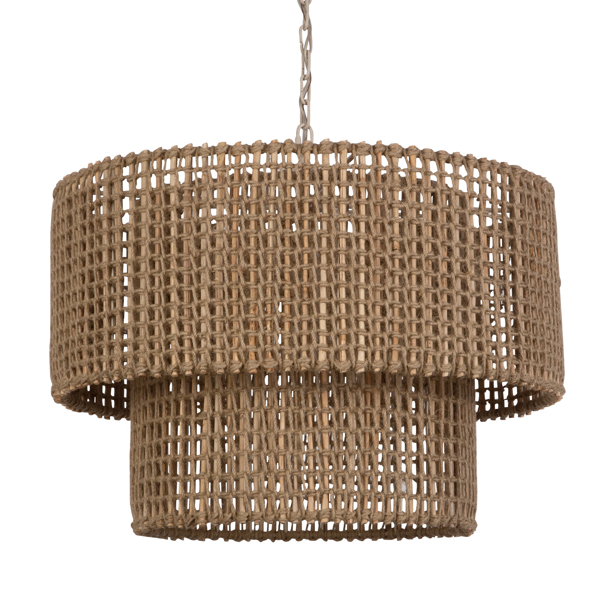 Biswas Woven Jute 1 Light Pendant
