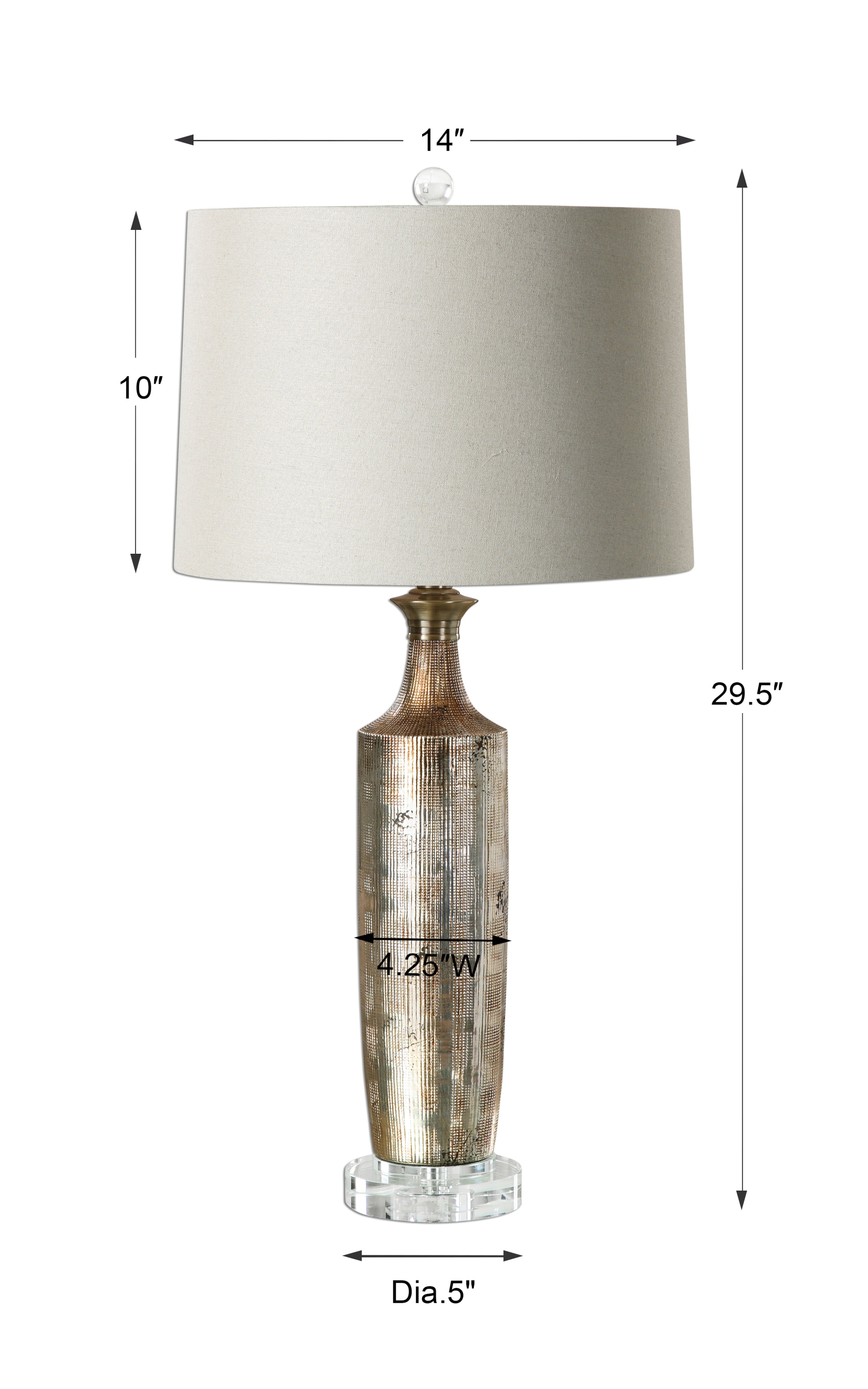Valdieri Metallic Bronze Lamp