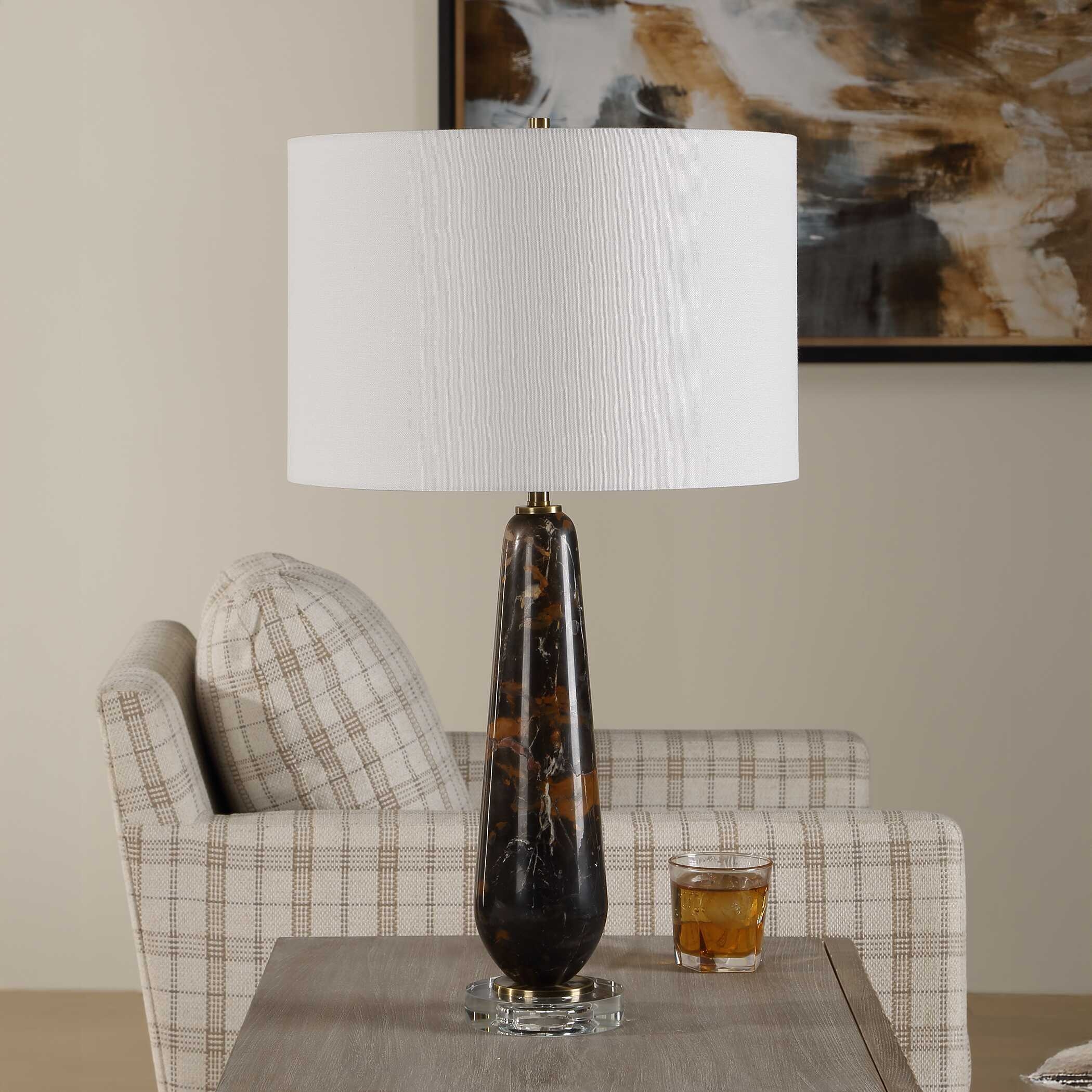 Uttermost Dames Dames Dark Marble Table Lamp