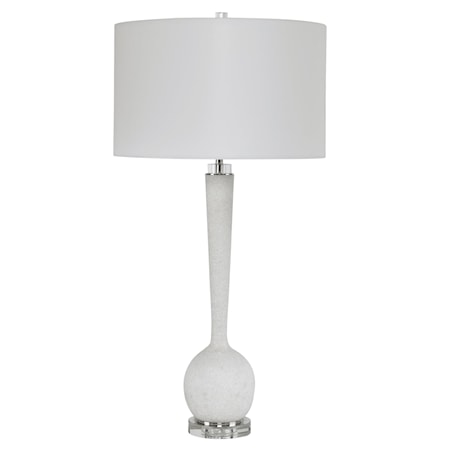 Kently White Marble Table Lamp