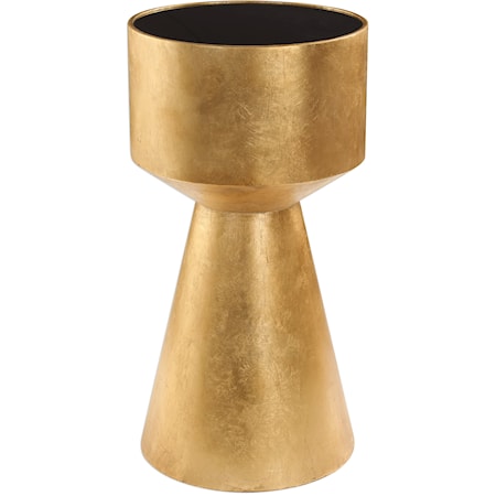 Veira Gold Accent Table