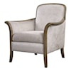 Uttermost Accent Furniture - Accent Chairs Brittoney Taupe Armchair