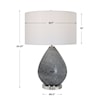 Uttermost Nebula Nebula Speckled Glaze Table Lamp