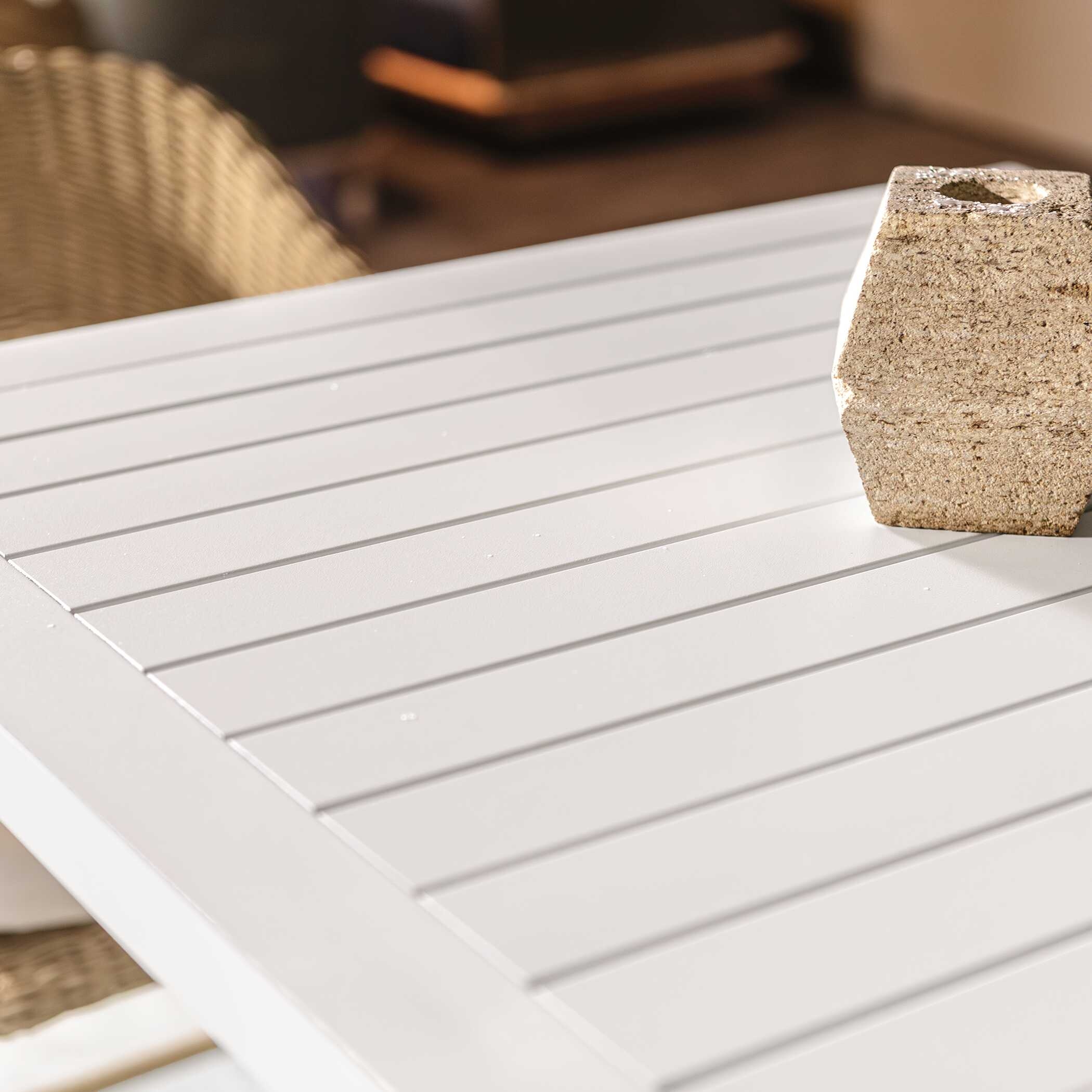 Uttermost Montellano Montellano White Outdoor Bar Table