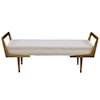 Uttermost Accent Furniture - Benches Waylon Modern Ivory Bench