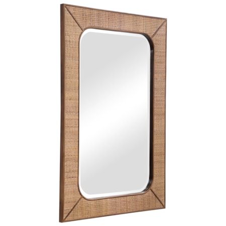 Tahiti Rattan Mirror