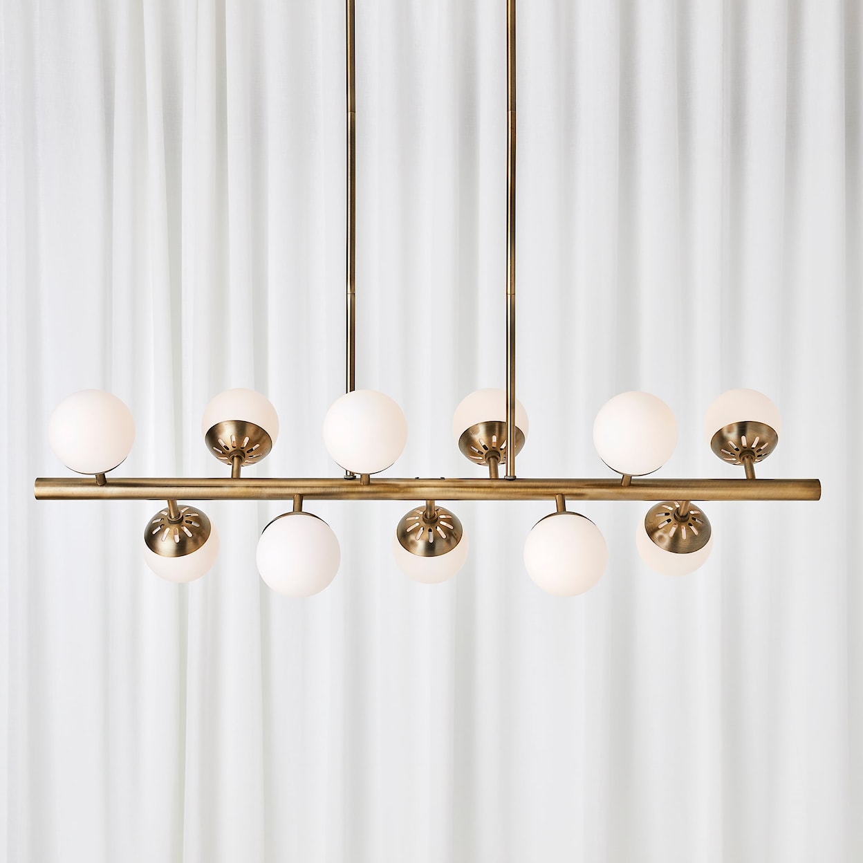 Uttermost Droplet 11-Light Linear Chandelier