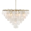 Uttermost Goccia Goccia 8 Light Tear Drop Glass Pendant