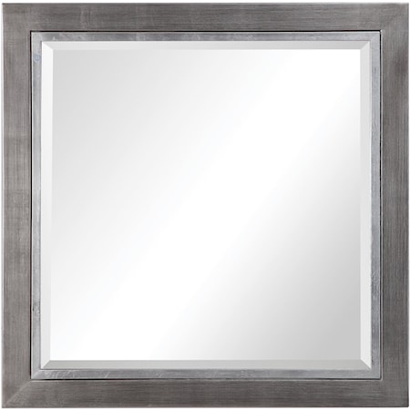 Moore Silver Square Mirror