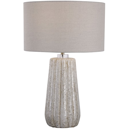 Stone-Ivory Table Lamp