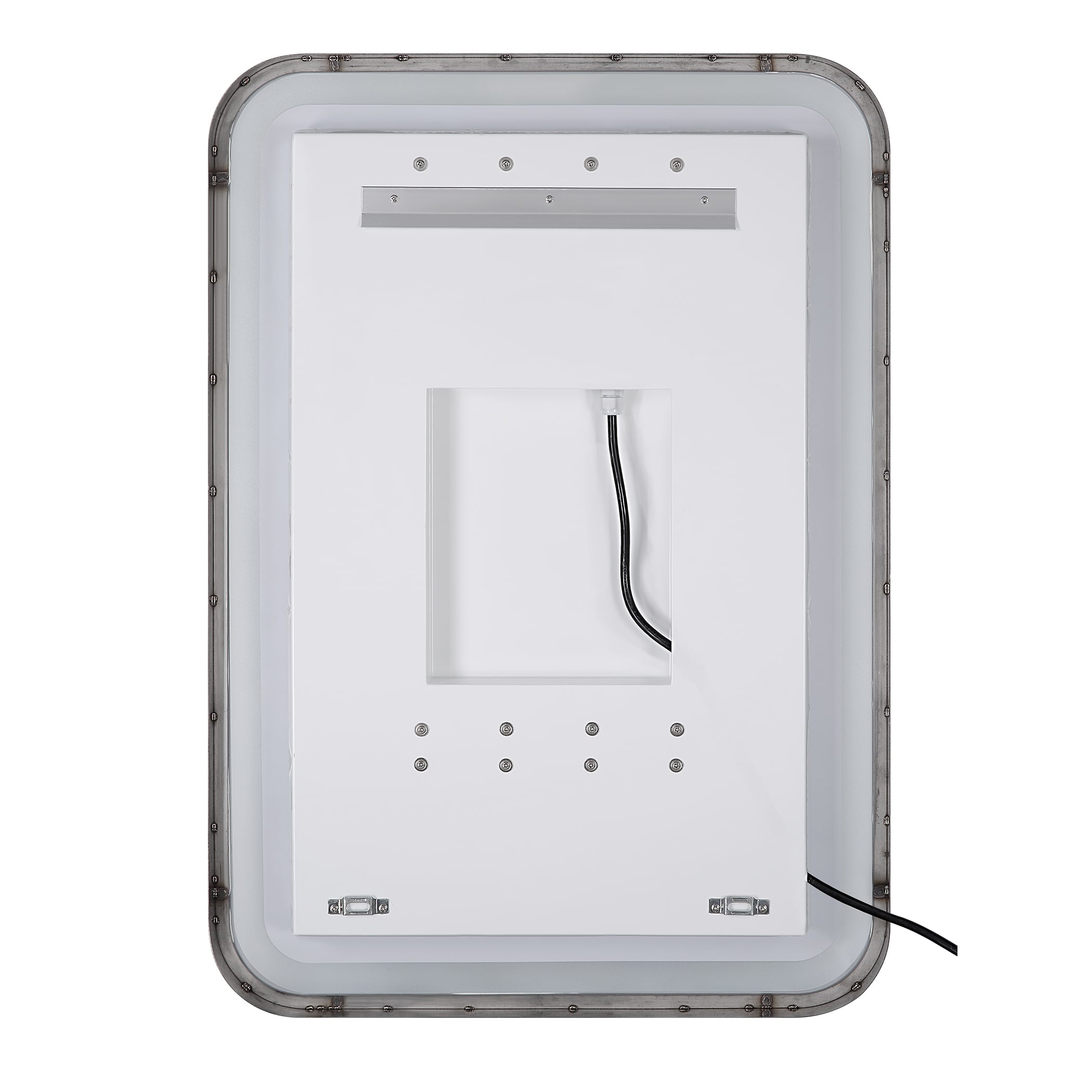 Uttermost Crofton Crofton Lighted Black Large Mirror