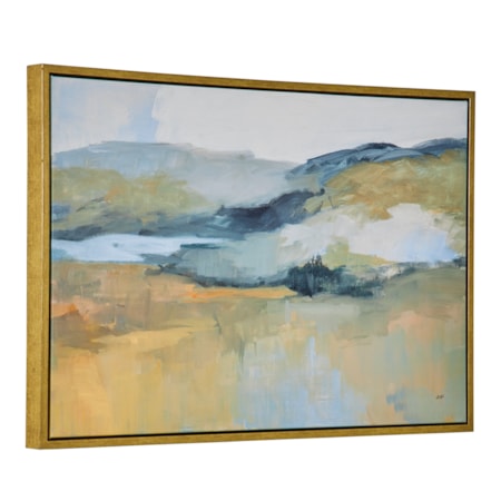 Folded Hills Framed Landscape Art