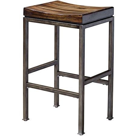 Beck Industrial Bar Stool