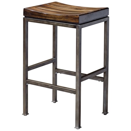 Beck Industrial Bar Stool