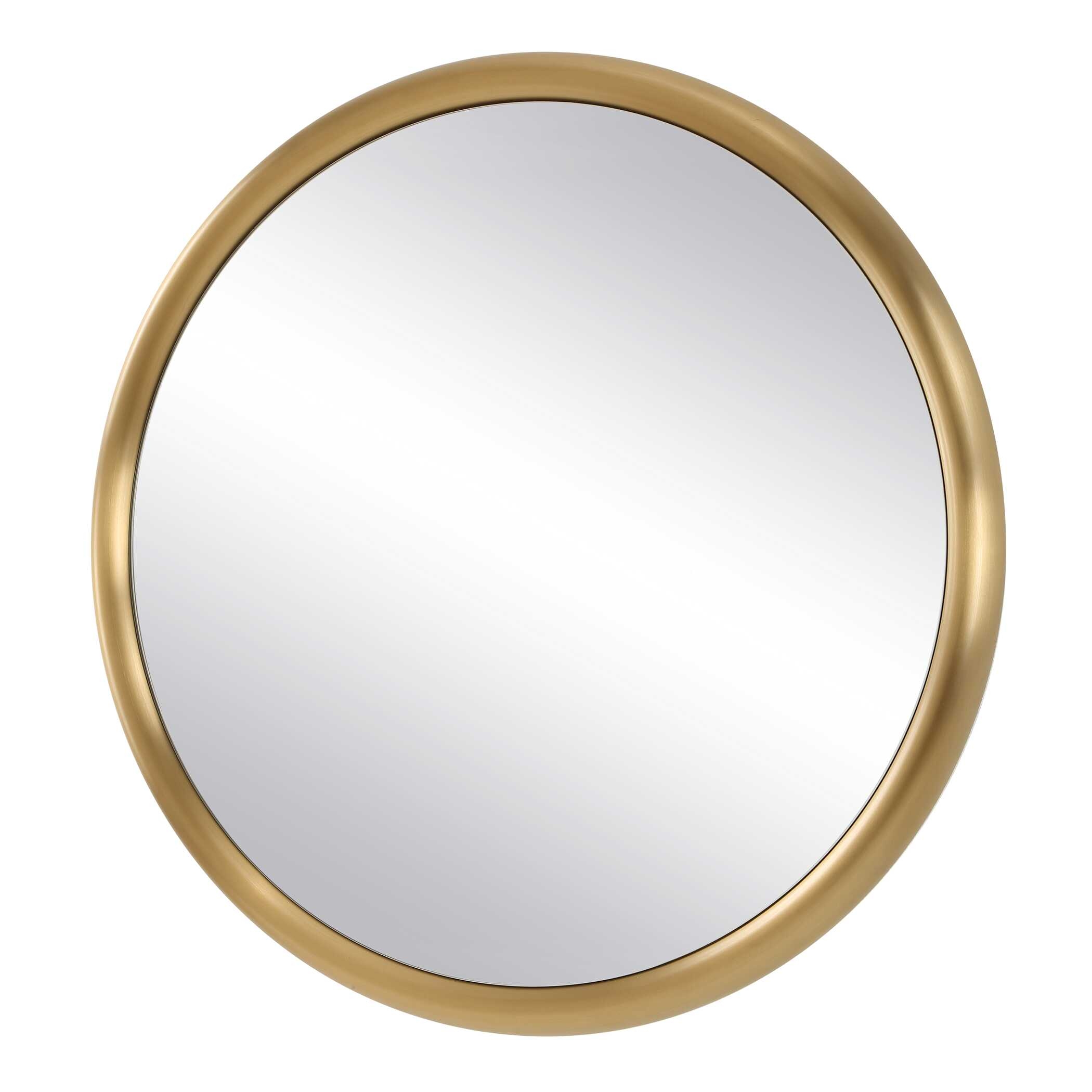 Uttermost Atkinson Atkinson Modern Brass Round Mirror
