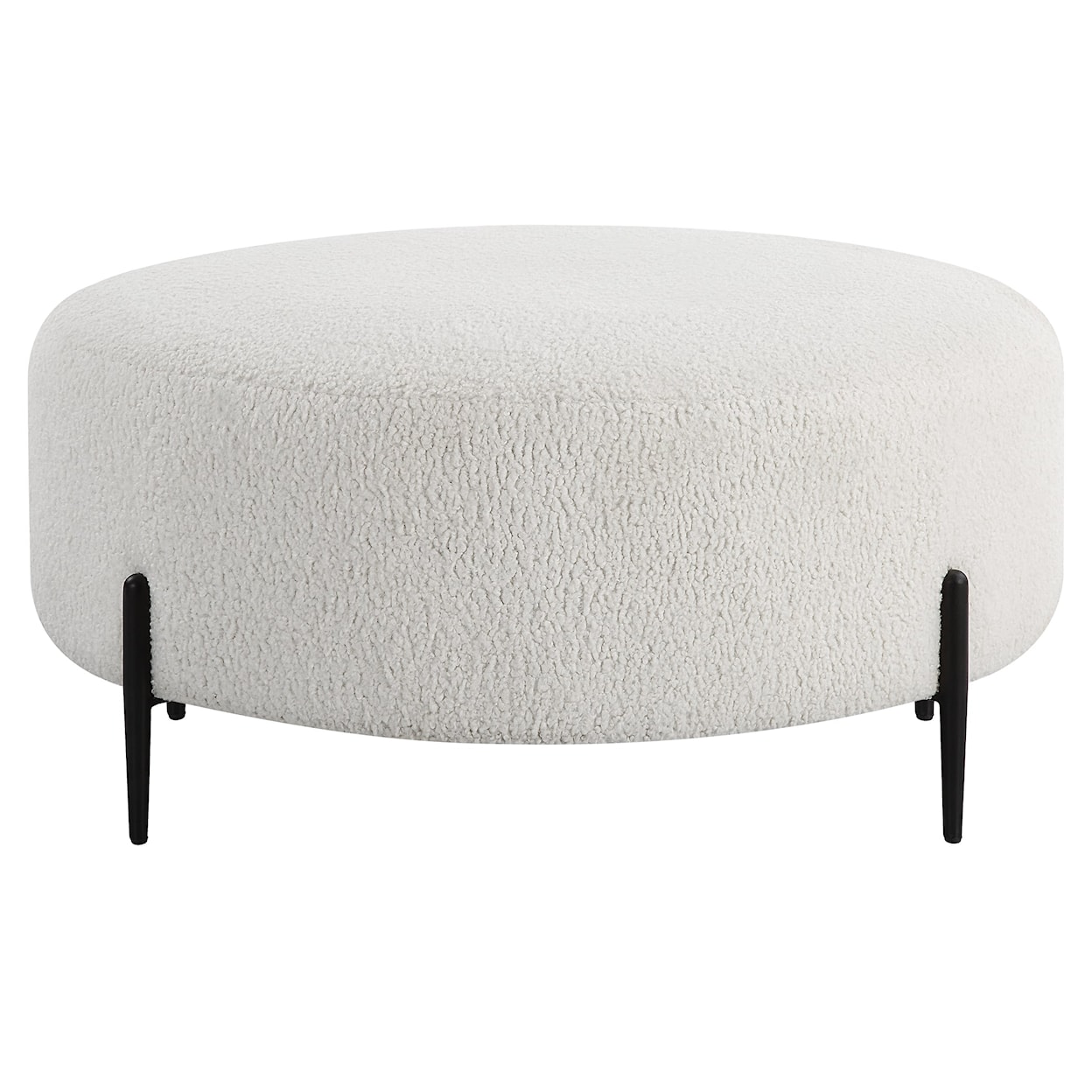 Uttermost Arles Arles Large Plush White Ottoman