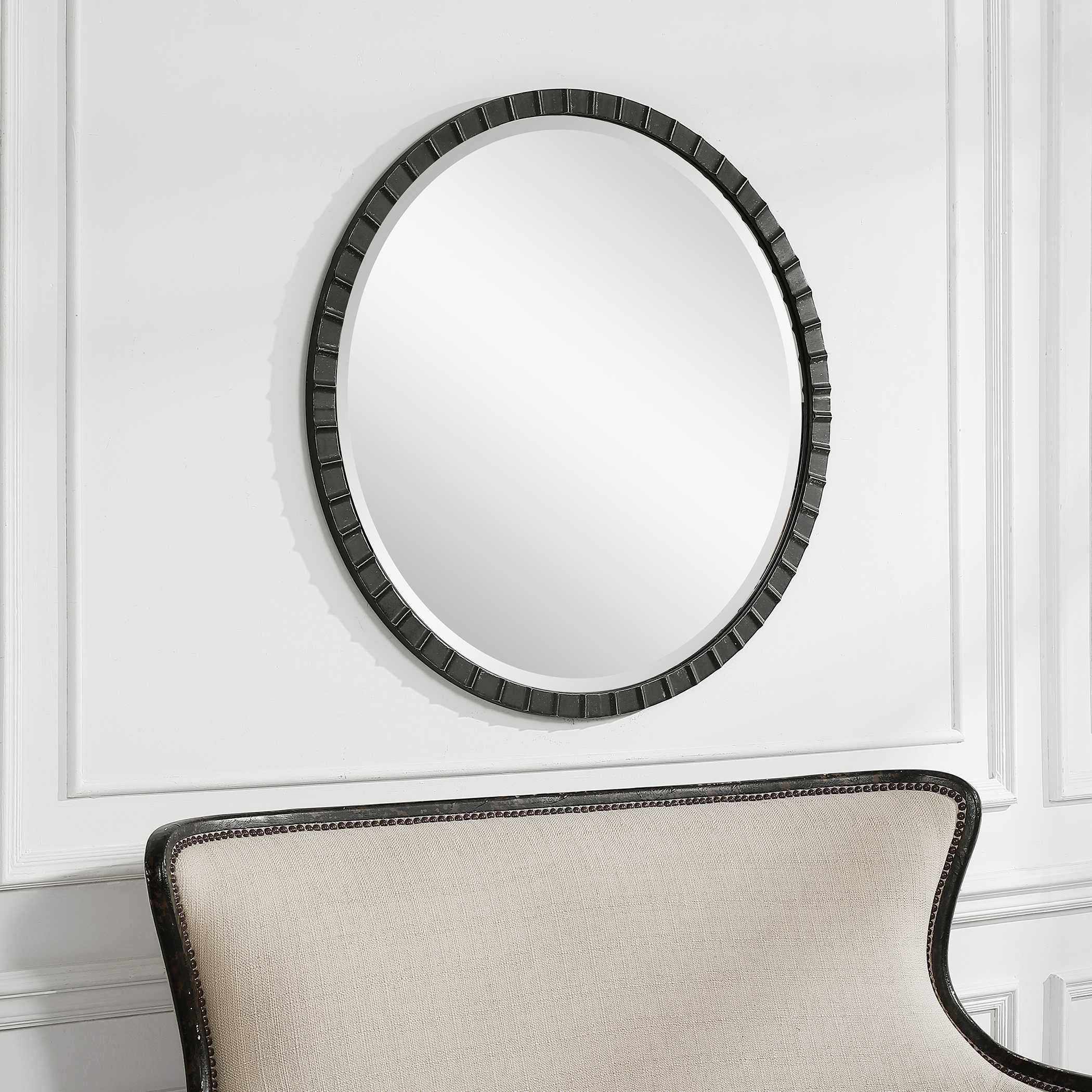 Uttermost Dandridge Dandridge Round Industrial Mirror