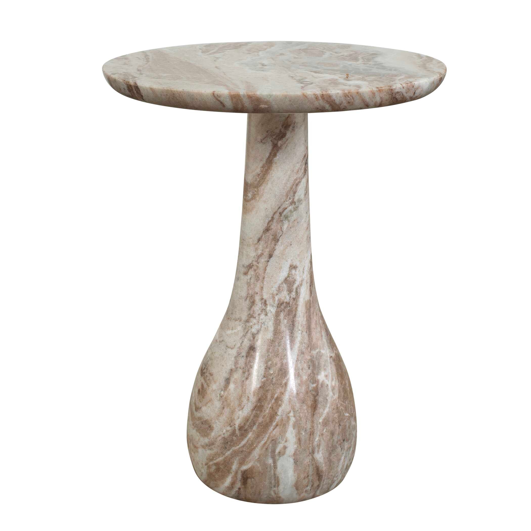 Uttermost Shura Shura Indoor-Outdoor Marble Accent Table
