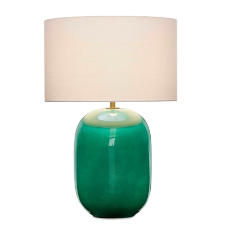 Hollis Teal Table Lamp