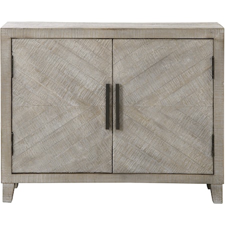 Adalind White Washed Accent Cabinet