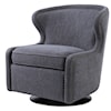 Uttermost Accent Furniture - Accent Chairs Biscay Swivel Chair